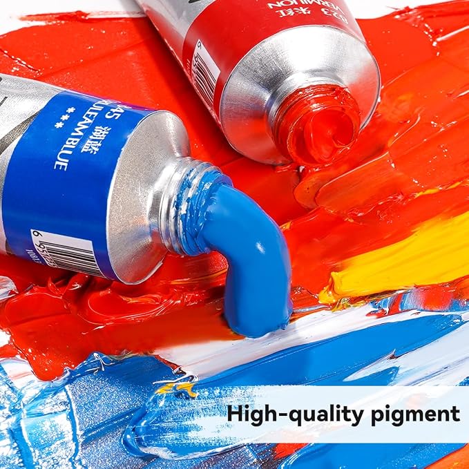 Paul Rubens Oil Paint, 20 Colors x 50ml Large Professional Tubes | High Saturation, Creamy Texture, and Consistency, Art Supplies for Artists, Students, Beginners