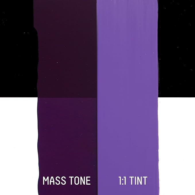 Liquitex BASICS Acrylic Paint, 8.5-oz Tube, Dioxazine Purple | Medium Viscosity, Satin Finish, Lightfast, Fine Art Pigments, Range of Opacities, Easy Blending