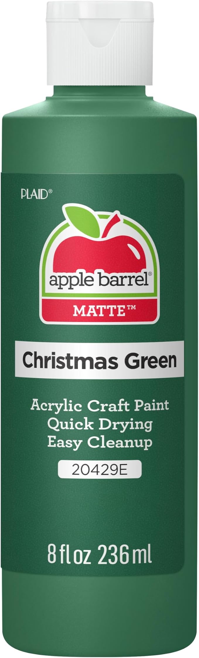 Apple Barrel, Acrylic Paint , 8 fl oz, Christmas Green, (Pack of 1)