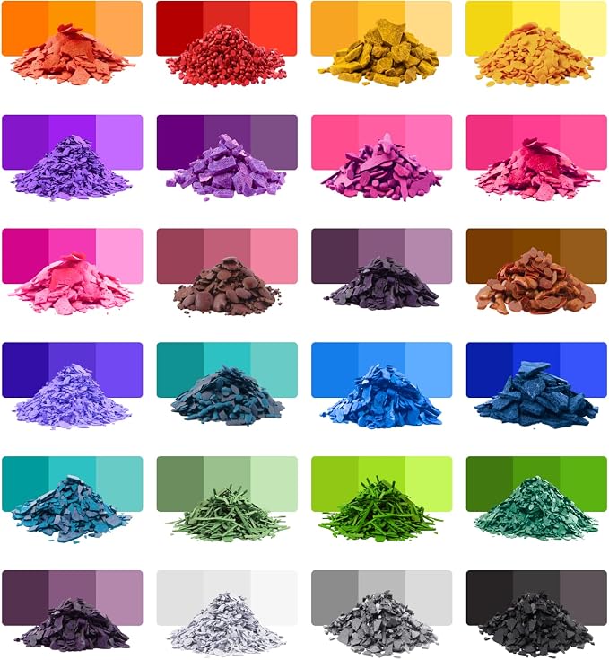 Craft911 Candle Color Dye - 24 Colors (3g Each) for Soy Wax Candle Making
