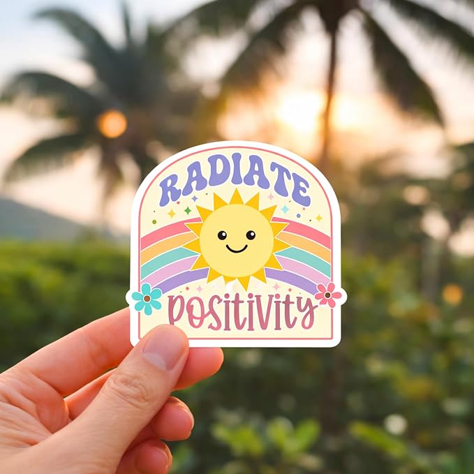 300PCS Affirmation Stickers by Puraesla - Holographic Motivational Sticker Pack, Positive Journal Encouraging Shiny Quotes for Kids, Teachers, Classroom, Waterproof Scrapbook Supplies