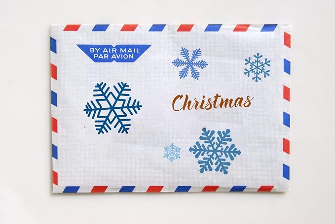 Christmas Snowflake Clear Stamps for Card Making Decoration and Scrapbooking Supplies, Xmas Theme Blessing Words with Sentiment Transparent Rubber Stamps for Paper Card Photo Album Crafting Supplies