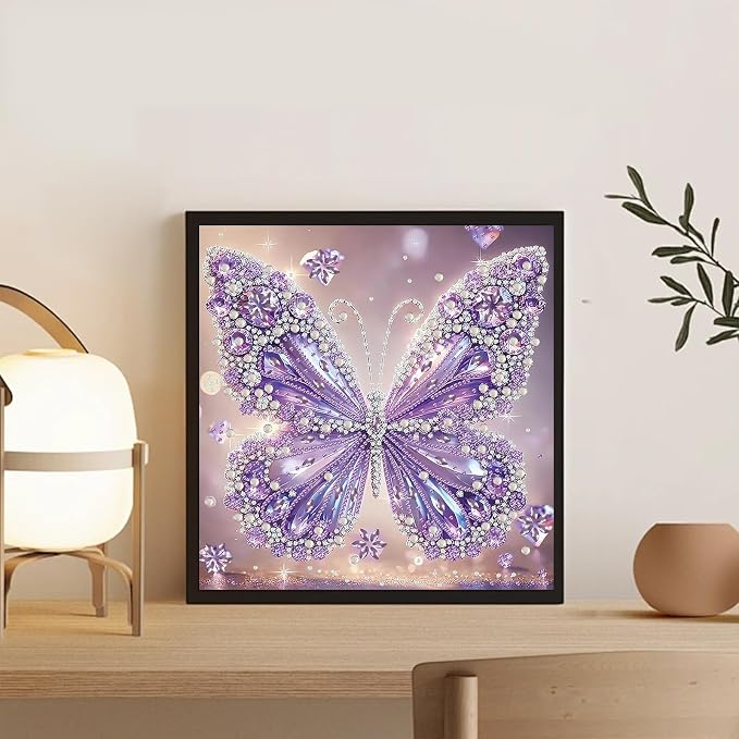 Butterfly Diamond Art Kits for Adults Special Shape Diamond Painting