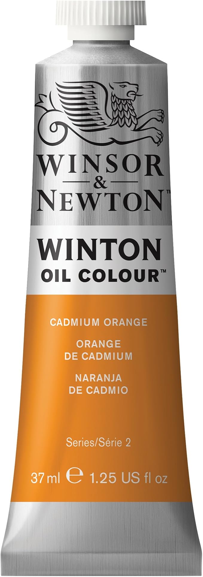 Winsor & Newton Winton Oil Color, 37ml Tube, Cadmium Orange | High-quality pigments, Durable, Lightfast, Permanent, Uniform Consistency, Great Pigment Load