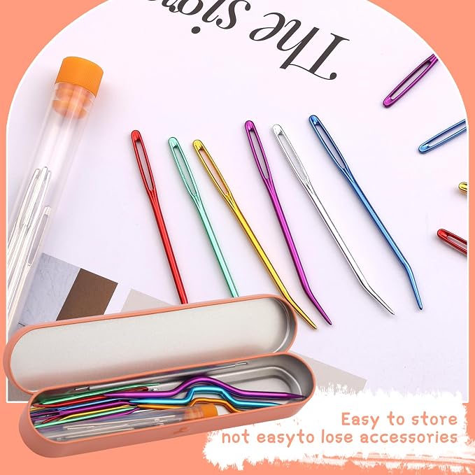ZMAAGG Yarn Needle, Tapestry Needle, Darning Needles, Cable Needle