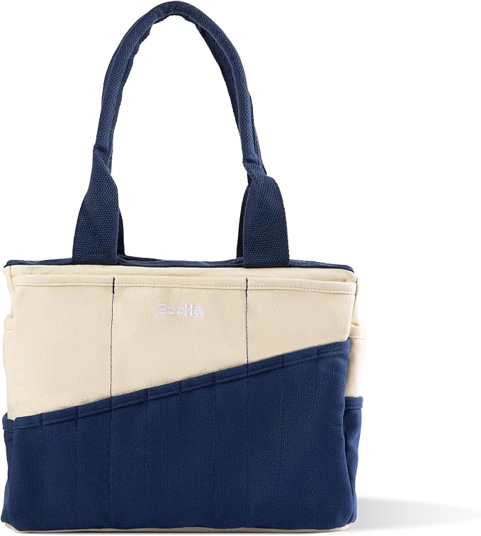 Soolla Studio Bag: Art Supply Storage Organizer & Pottery Tool Bag, Washable Tote, Yarn Bag, Crochet, 30 Pockets, 15+ Colors