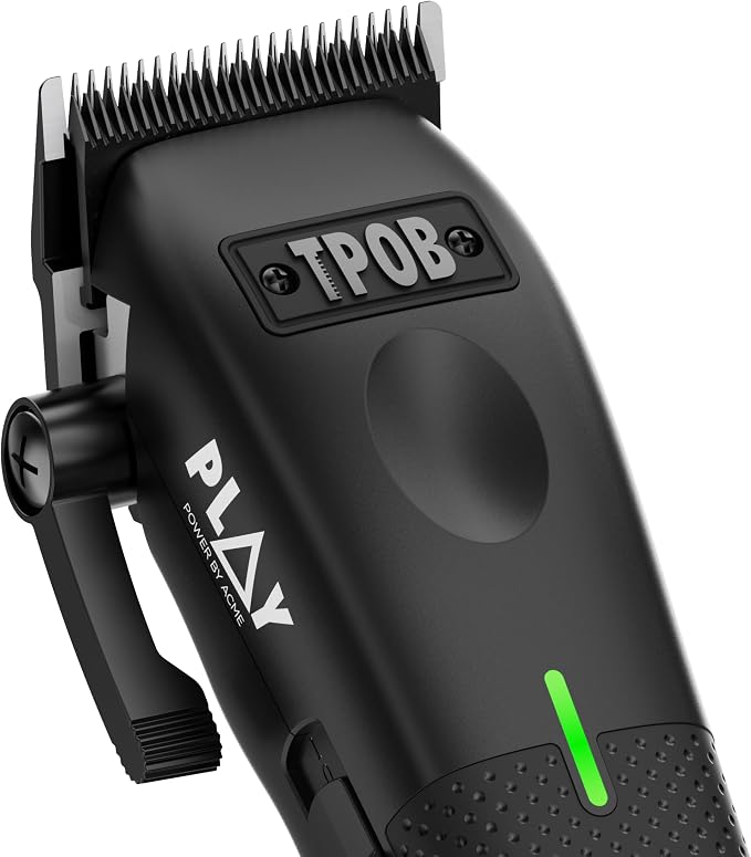 TPOB Play Barber Hair Clippers for Men 7500 RPM with Rubber Grips (Black 4 Pack)