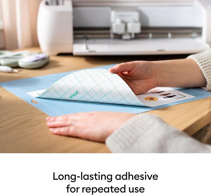 Cricut LightGrip Cutting Mat Pack (6 Count, 12in x 12in)