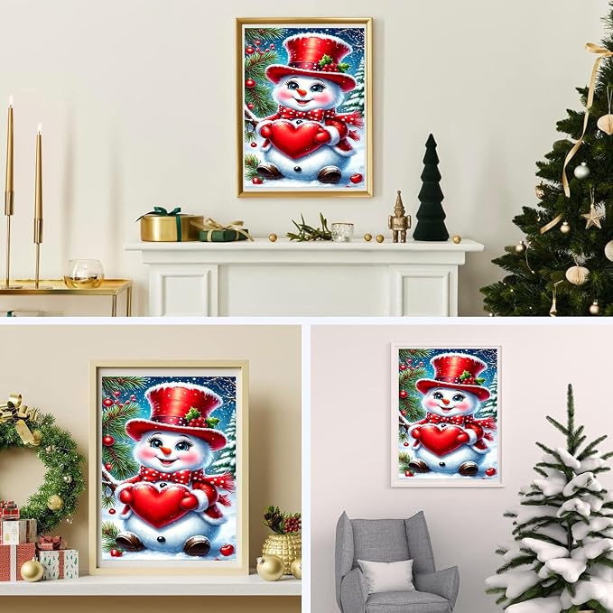 Lophomie Christmas Diamond Art Kits for Adults, 5D Diamond Painting Kits