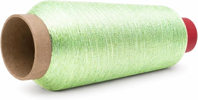 Mandala Crafts Metallic Mint Embroidery Floss for Sewing, 3281 Yard Spool