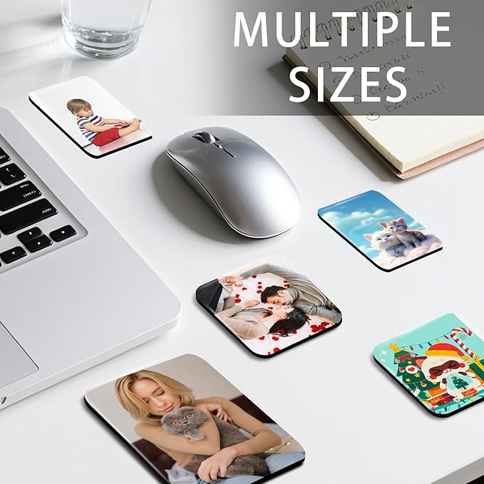 200pcs Sublimation Magnets Blanks Custom Fridge Magnets (2.95" x 2.16") | Personalized Sublimation Blanks Bulk for Home Kitchen Refrigerator Microwave Oven DIY Craft Gifts