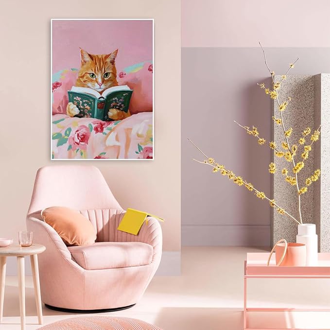 Orange Cat Diamond Art Kits for Adults Diamond Painting Kit for Beginner