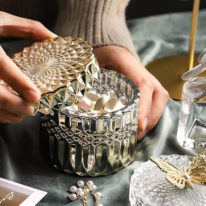 Silicone Crystal Box Resin Mold with Lid and Bird Handle Shape Mold for Epoxy Resin Jewelry Storage Bottle Jar Trinket Containers Candle Holder DIY Crafts Supplies Resin Kit Home Decor Gift