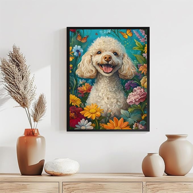 TCDZMYGS Dog Diamond Art Kits for Adults,Diamond Painting Kits 12X16 Inch