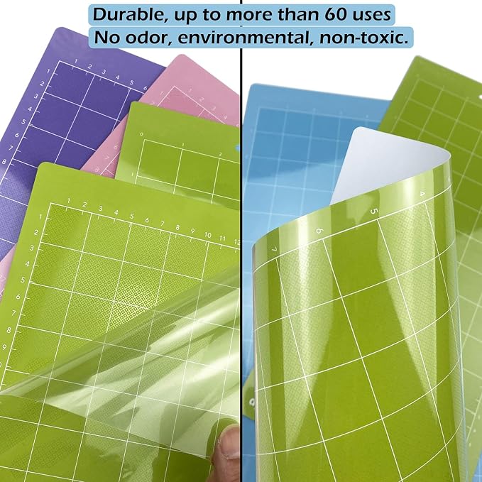 ReArt Cutting Mat Variety 12x12 – 3 Pack Strong, Standard, Light-grip Adhesive Cut Mat Replacement
