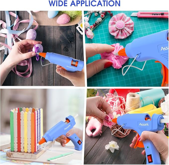 Assark 30W Mini Hot Glue Gun Kit with 30 Glue Sticks