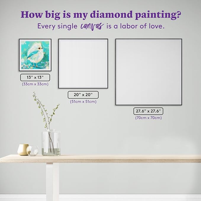 DIAMOND ART CLUB Good Morning - Bird Diamond Art Kits for Adults