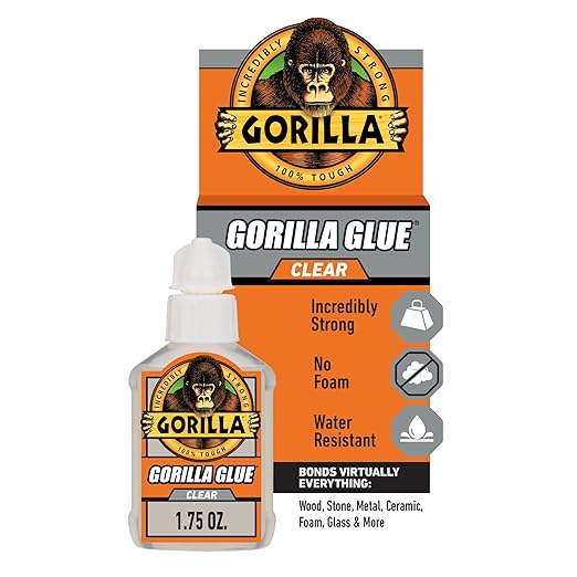 Gorilla Clear Glue, All Purpose, 1.75 oz Bottle