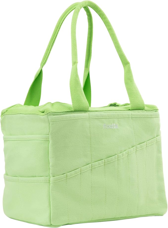 Soolla Studio Bag: Art Supply Storage Organizer & Pottery Tool Bag, Washable Tote, Yarn Bag, Crochet, 30 Pockets, 15+ Colors