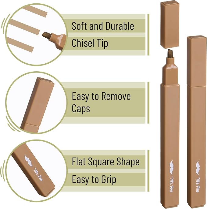 Mr. Pen- Aesthetic Highlighters No Bleed, 8 Pack, Assorted Colors | Chisel Tip, Cute Highlighters Assorted Colors for Journaling, Highlighting, Underlining, Fast Dry, Back to School Supplies