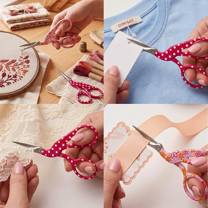 Embroidery Crafting Scissors, 3.7 Inches, 2 Pieces