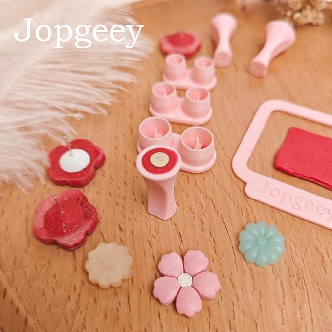 Stud Post Embedding Tool Set for Polymer Clay Earring, Polymer Clay Tools