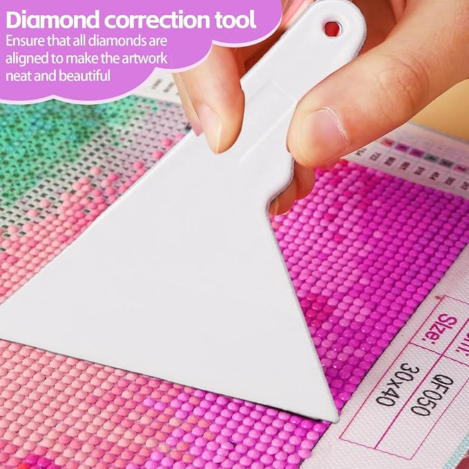 DNSGOOR 244Pcs Diamond Art Accessories Kit with A2 LED Light Pad