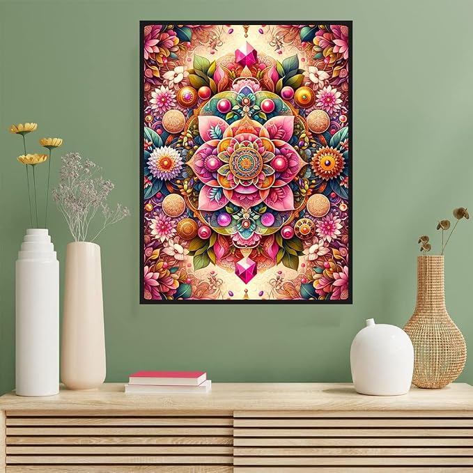 Benjenes Mandala Diamond Art Kits for Adults, Diamond Painting Kits