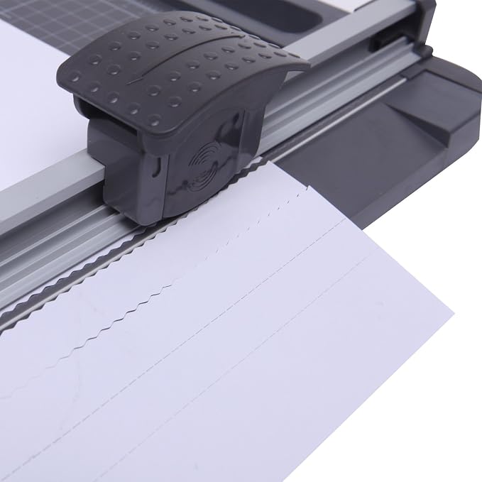 3-Way 12.6 Inch (A4 size) Rotary Trimmer Cutter Perforate & Scallop