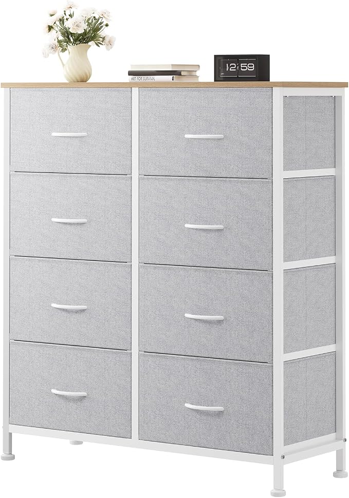 OLIXIS 8 Drawer Storage Dresser for Bedroom, Closet Organizers Units