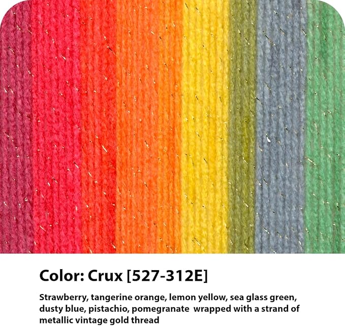 Lion Brand Yarn Mandala Sparkle Yarn, Crux, 1 Skein