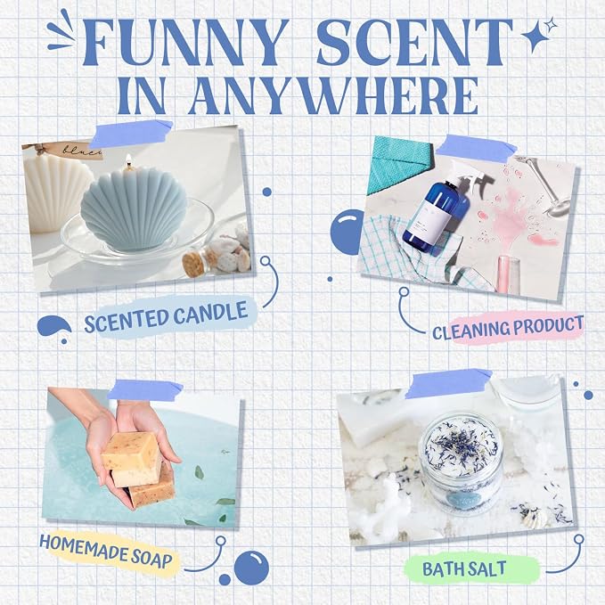 SALUBRITO Clean Diffuser Oils Set, Premium Essential Oils Set for Diffuser, Candle, Soap Making, Fresh Cotton, Clean Home, Fresh Linen, Soft Powder, Blossom Soap, Mint, Fragrance Oil