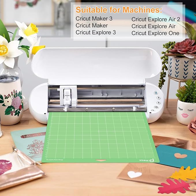 3 Pack Standard Grip Mat 12x12, Reusable Cutting Mats for Crafts, Cutting Mats for Maker 3/Maker/Explore 3/Air 2/Air/One