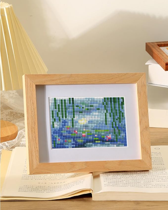 PeakLuv Small Diamond Art Kits Classic Masterpiece Diamond Painting Kits