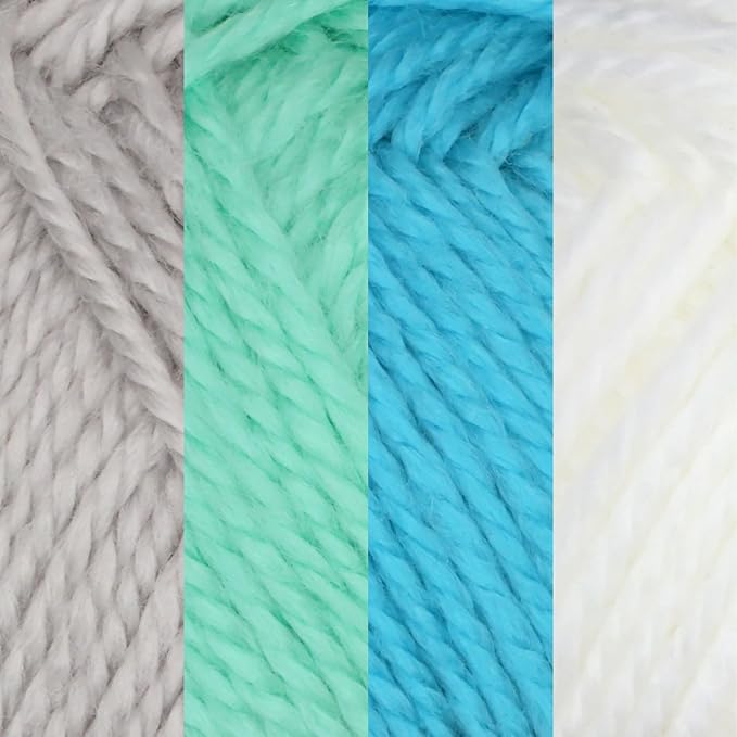 JubileeYarn Amigurumi Select Yarn - DK Acrylic - Inspiration Assortment 86-4 Skeins