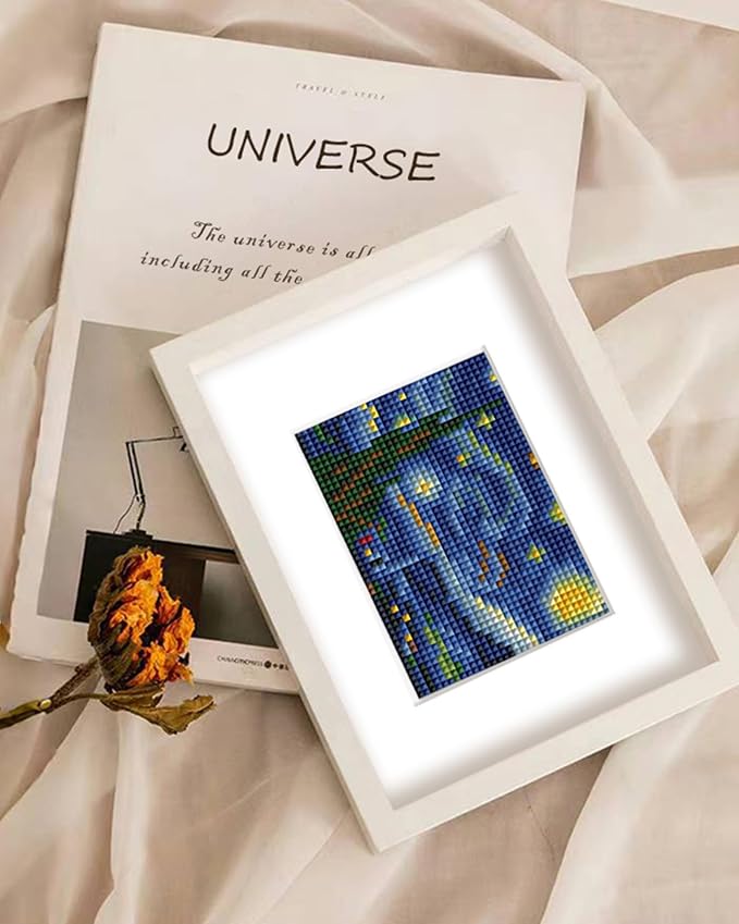 PeakLuv Small Diamond Art Kits Classic Masterpiece Diamond Painting Kits