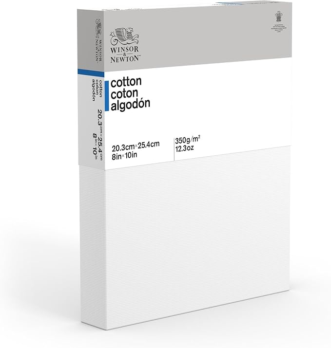 Winsor & Newton 6201121 Classic Cotton Canvas, 8" x 10" Deep Edge