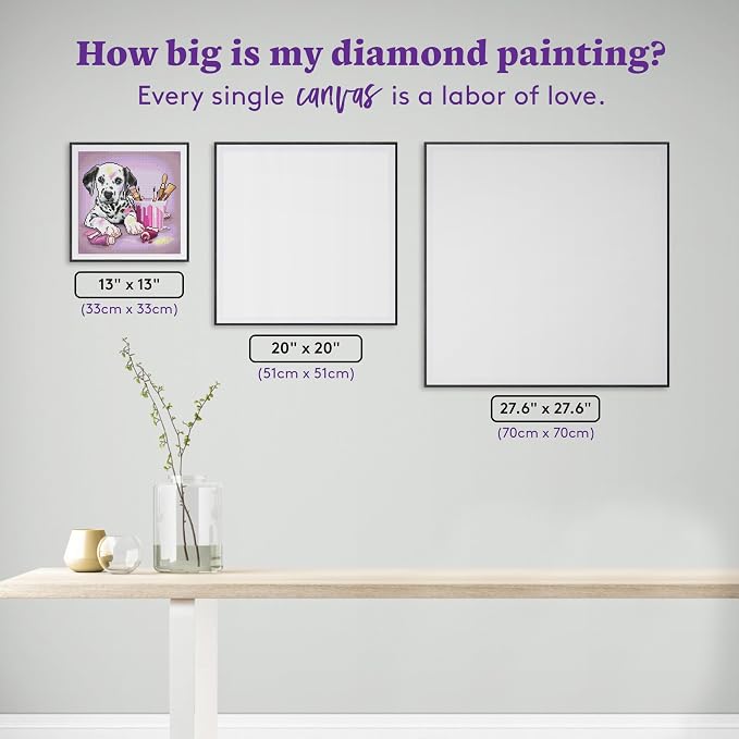 DIAMOND ART CLUB Paint Me Beautiful-Dalmatian Diamond Art Kits for Adults