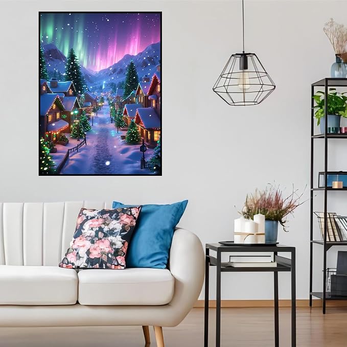 Lophomie Diamond Art Kits for Adults, 5D Christmas Diamond Painting Kits