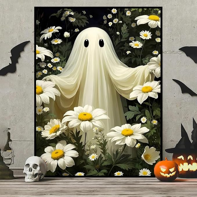 HHMATITS Halloween Ghosts Diamond Art Kits for Adults