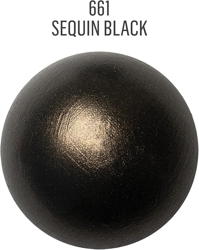 FolkArt Acrylic Metallic Paint, 2 Fl Oz (Pack of 1), Sequin Black