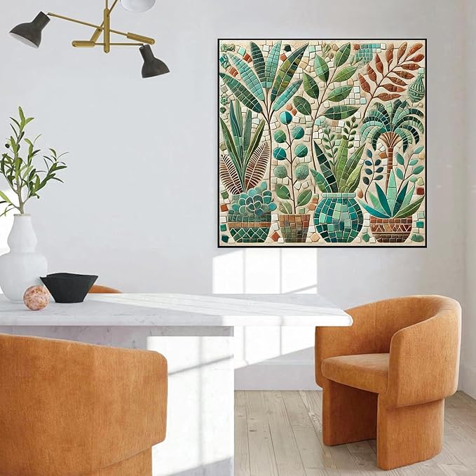 mrpwnle Diamond Art Kits for Adults, Potted Plant Diamond Painting Kits