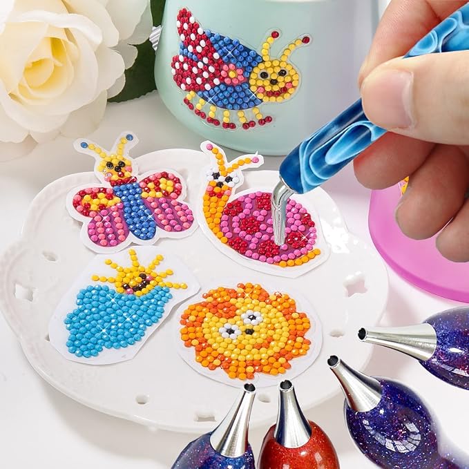 Heyseri Diamond Art Pens, “Classic Wax Stylus” Diamond Painting Pen, Traditional Diamond Painting Tools Accessories, Gem Art Pen with Metal Tips for 5D Craft Nail