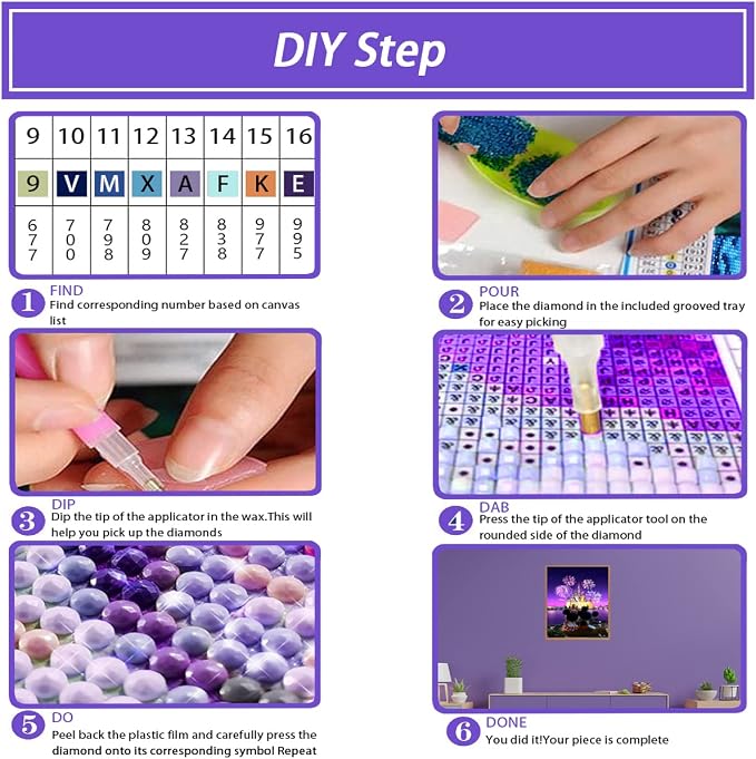 JAKI Diamond Painting Kits for Adults Castle 12x16inch