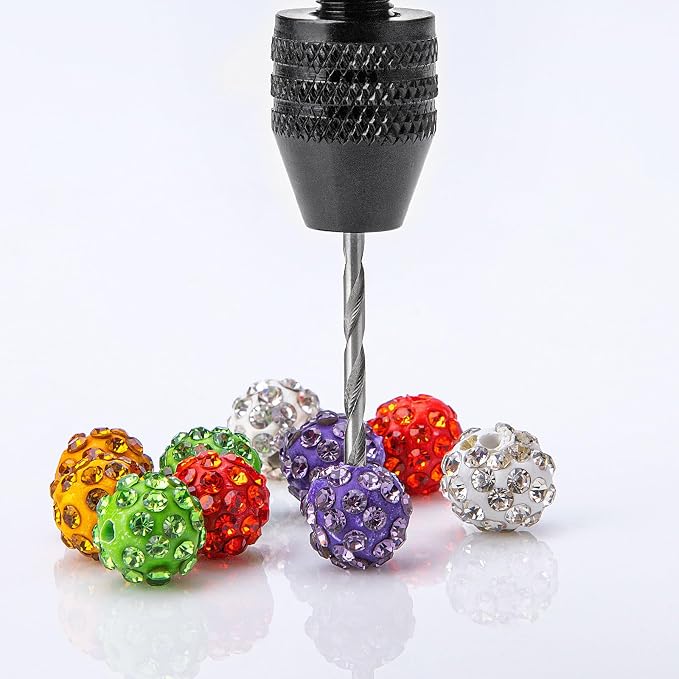 36Pcs Pin Vise Hand Drill Set, Mini Micro Drill Bits for Crafts