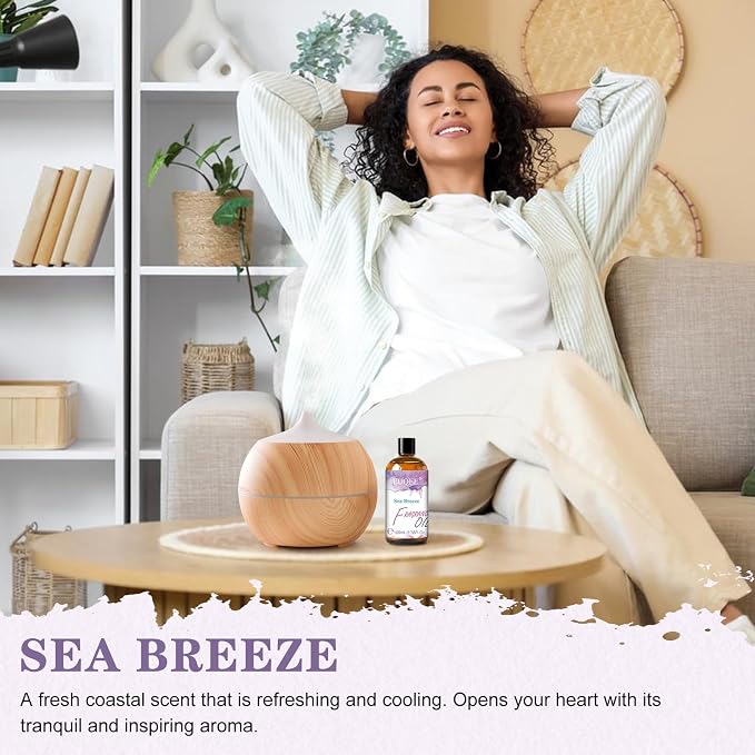 EUQEE Sea Breeze Fragrance Oil for Soap Making(3.38Fl Oz)