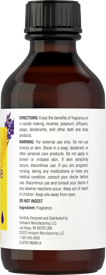 Horbäach Lavender Chamomile Fragrance Oil | 4 fl oz (118ml)