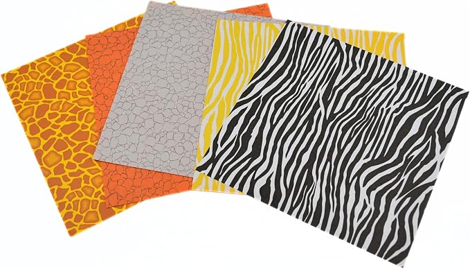 House of Marbles Wildlife Origami Kit for Kids - Beginner Paper Folding Craft Set with 30 Sheets, 9 Animal Models, Stickers & Display Scene