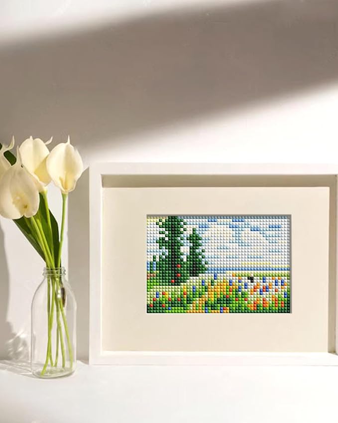 PeakLuv Small Diamond Art Kits Classic Masterpiece Diamond Painting Kits
