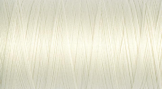 Gutermann Sew All Polyester Thread, 250Mtr, Ivory (0001)